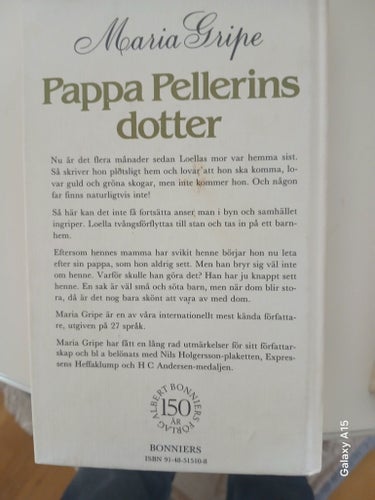 Pappa Pellerins dotter av Maria Gripe, 1963