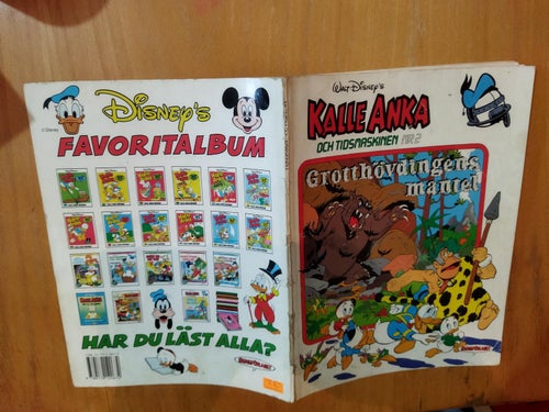 Walt Disneys Kalle Anka och tidsmaskinen nr 2 Grotthövdingens mantel. Good plus