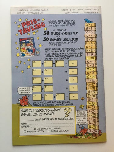 Bamse Nr 11 1995