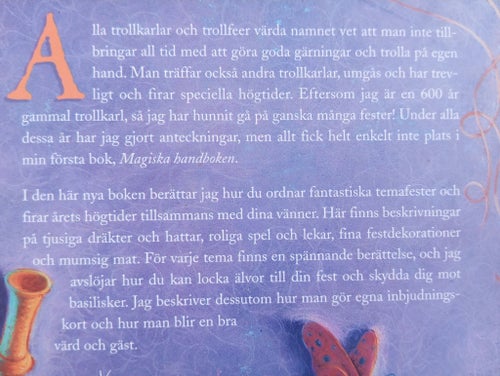 Magiska fester - Om recept, aktiviteter, dekor och dräkter.......