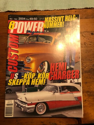 6 Power Magazine Custom - USA-köp kör Charger hem! (dec-febr 2004)