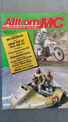 Allt om MC nr 2 1983: BMW R 80 ST, Husqvarna 500 CR