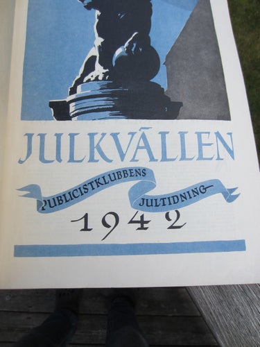 PUBLICISTKLUBBEN JULTIDNING 1942 JULKVÄLLEN