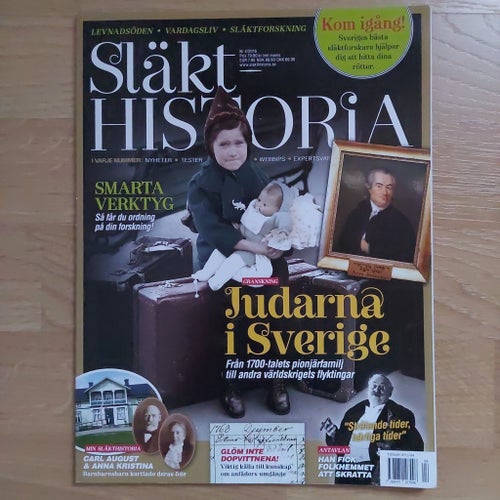 Släkthistoria Nr 4/2016 -Levnadsöden och vardagsliv -Släktforskning- Intressant