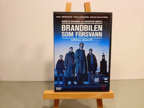 Brandbilen som försvann (Dvd, Beck, Ekman, Sjöwall, Wahlöö) Låg fraktkostnad!