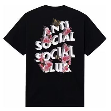 Kkoch Black Tee - MEDIUM Anti Social Social Club svart t-shirt, storlek M