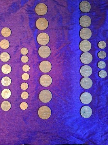 Samling av svenska kopparmynt 1953-1983