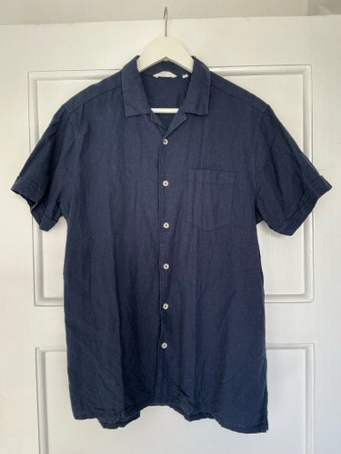 Denim Day mörkblå skjorta, storlek M
