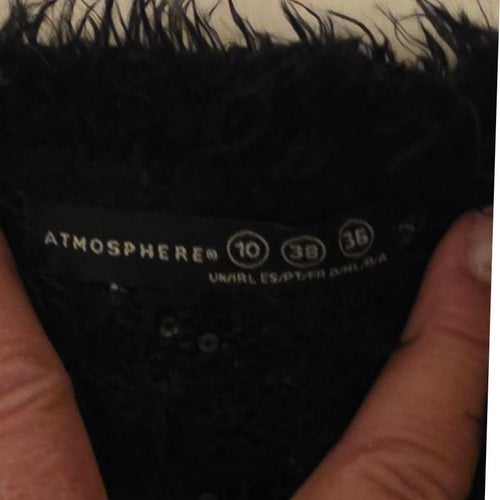 Atmosphere svart tröja, storlek 38