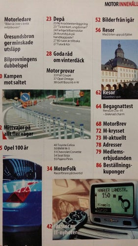Motor nr 10 1999: Fiat Coupé, Toyota Celica, Opel Omega, BMW M5 E39, Corvette