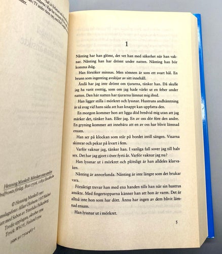 Mördare utan ansikte   av Henning Mankell (Deckare)