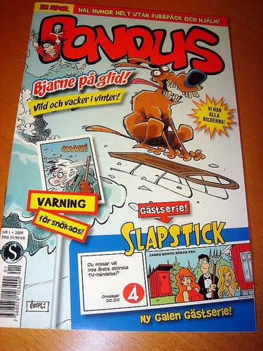 PONDUS (svensk) NY OLÄST Nr 1 2009