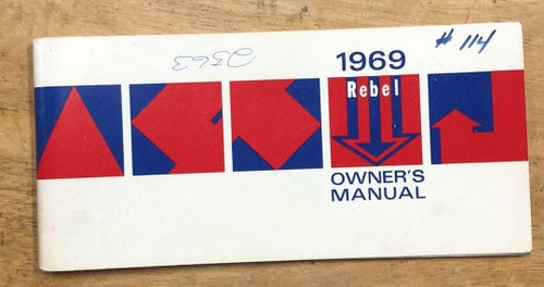 1969 AMC Rebel Owner´s Manual