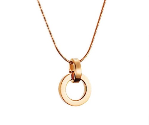 Halsband Ring Around Pendant Gold, Efva Attling