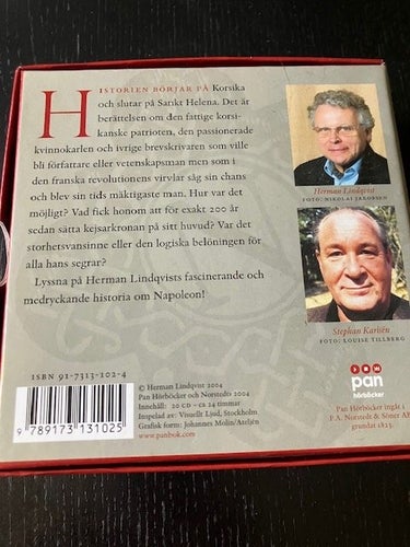 Napoleon av Herman Lindqvist, Ljudbok 20-CD