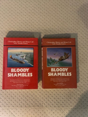 Bloody Shambles Volume One & Two av Christopher Shores och Brian Cull, 1992 &
