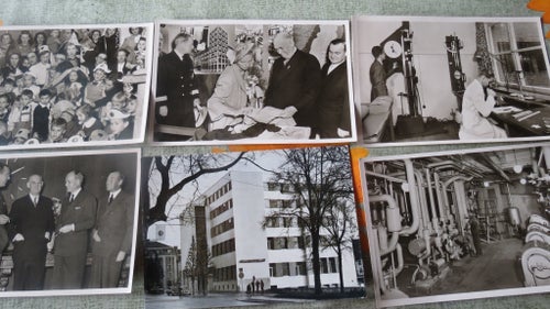 Algots Borås Västergötland 1951 Sibylla Gustav VI 8 vykort