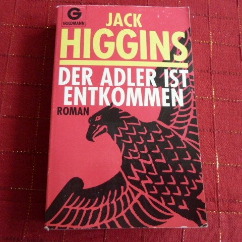 DER ADLER IST ENTKOMMEN, JACK HIGGINS, 1991, BOK, BÖCKER