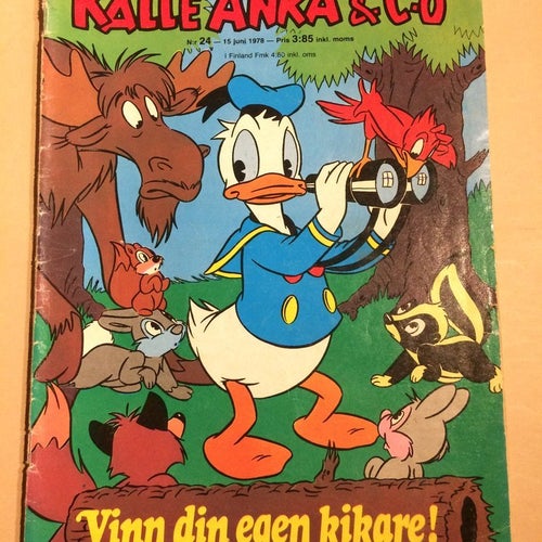 Kalle Anka & Co nr 24 från 1978