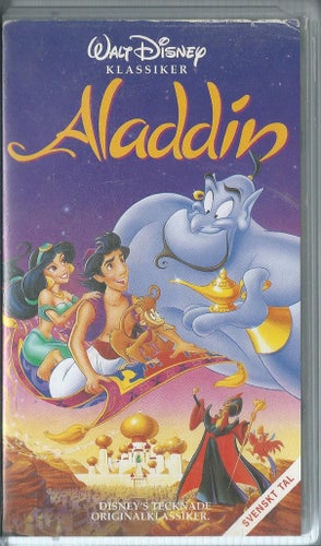 Aladdin - Walt Disney Klassiker - Svenskt tal - VHS