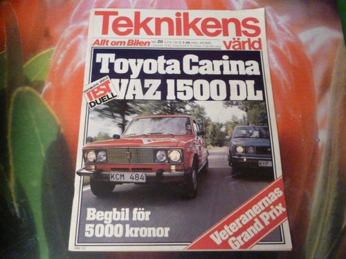 TEKNIKENS VÄRLD, NR 20-1978, TIDNING