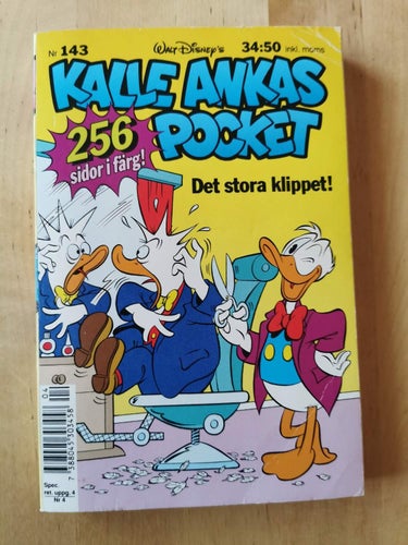 KALLE ANKAS POCKET - Nr 143 - Det stora klippet!