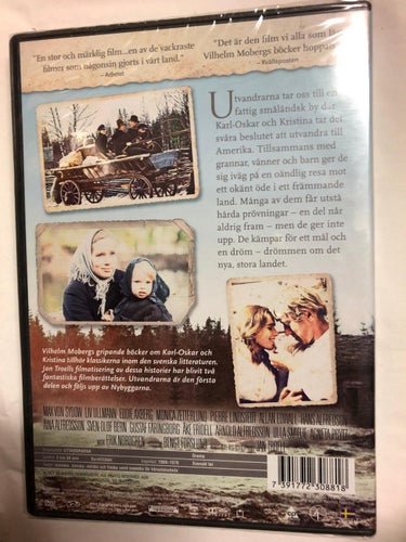 DVD Utvandrarna INPLASTAD