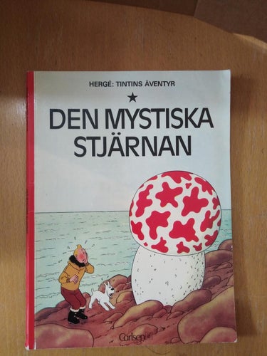 Tintin Herge Tintins äventyr Den mystiska stjärnan. 1972, 1:aupplagan. VeryF