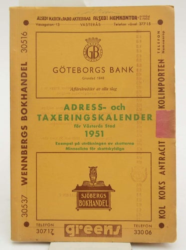 Adress- och taxeringskalender för Västerås stad 1951