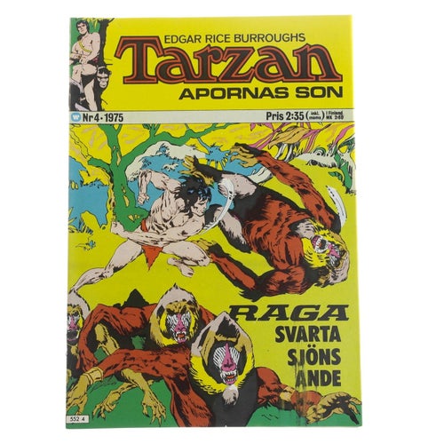 Tarzan apornas son - 1975 - NR 4 - Raga, svarta sjön ande