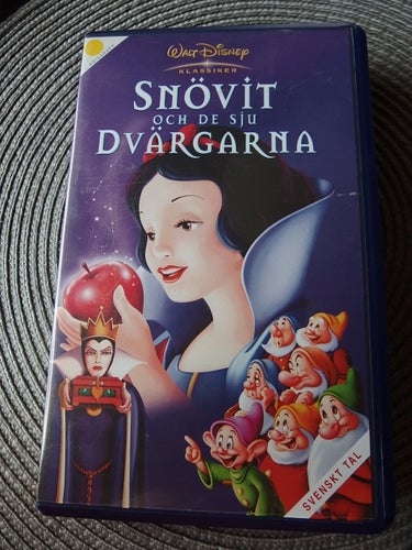 Snövit och de sju dvärgarna VHS Walt Disney