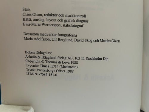 Nu av Thomas Di Leva, bok, Very Fine