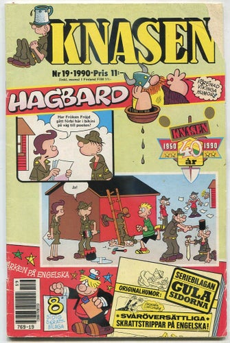 Knasen 1990 nr 19 Hagbard, Arken, BC, Rödöga etc