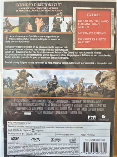 King Arthur - DVD Ny/ Inplastad