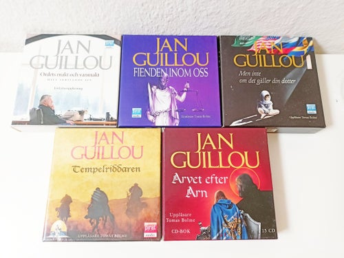 Jan Guillou 5st Ljudböcker 69CD Tomas Bolme