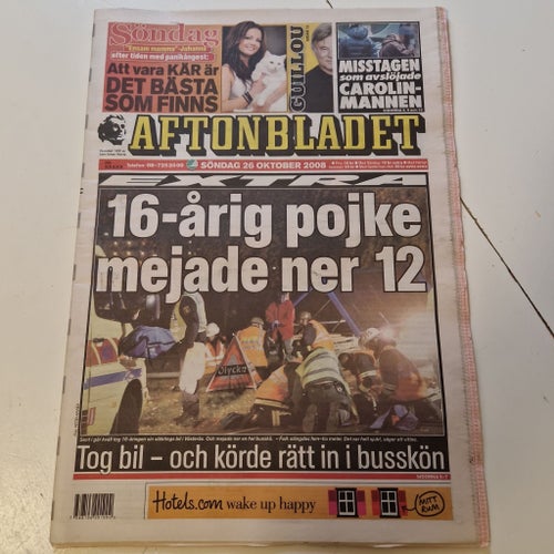 Aftonbladet Söndag 26 Oktober 2008