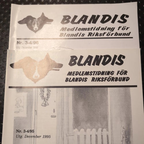 Blandis medlemstidningar 1995 & 1996
