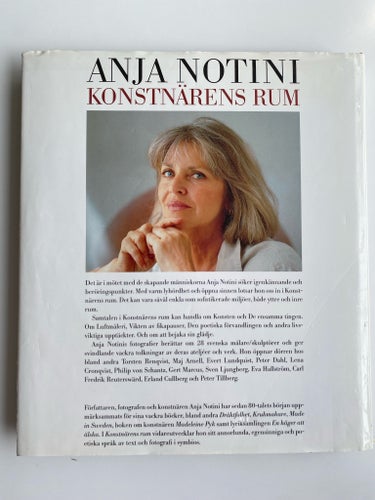 ANJA NOTINI – KONSTNÄRENS RUM (1995) | INBUNDEN KONSTBOK