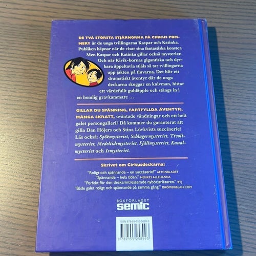 Cirkusdeckarna och äppelmysteriet av Dan Höjer, Stina Lövkvist, 2015