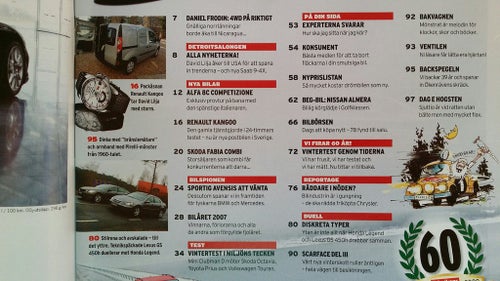 Teknikens Värld nr 3 2008: Mini Clubman D, Skoda Octavia 1,6 E85, Toyota Prius