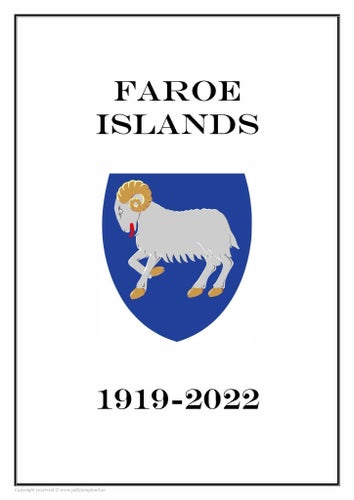 Faroe Islands 1919-2022 PDF STAMP ALBUM PAGES INGA FRIMÄRKEN!!