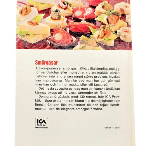 ICA Provkök, Smörgåsar