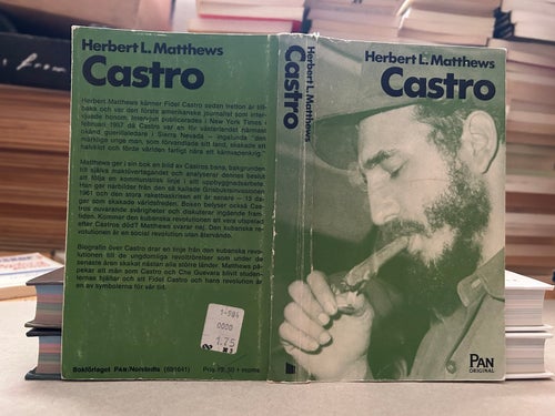Castro av Herbert L. Matthews, bok, Very good plus