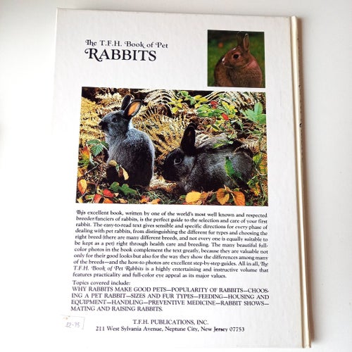 The T.F.H. Book of Pet Rabbits av Bob Bennett, 1977