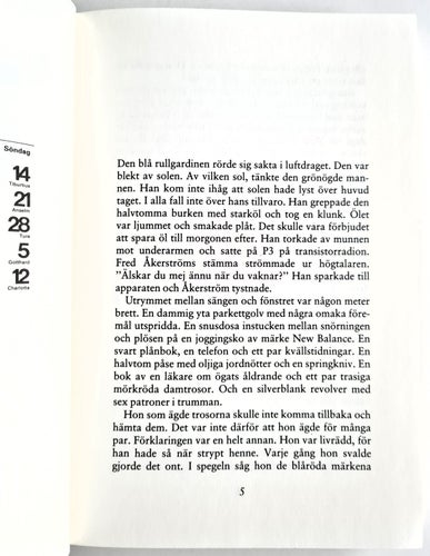 LOPPAN 1990 OVANLIGA 1:A UTG Fint ex HANS HOLMÉR DECKARE POLIS PALME SPÄNNING