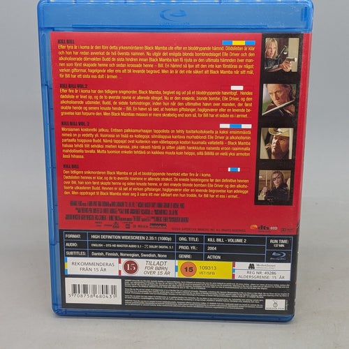 Kill Bill Vol 2 - Svensk text - Blu-ray