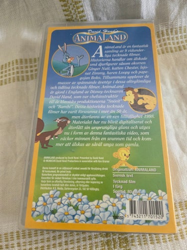 David Hand's Animaland VHS