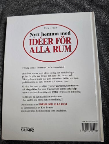 Nytt hemma med IDÉER FÖR ALLA RUM av Eva Braun, 1997