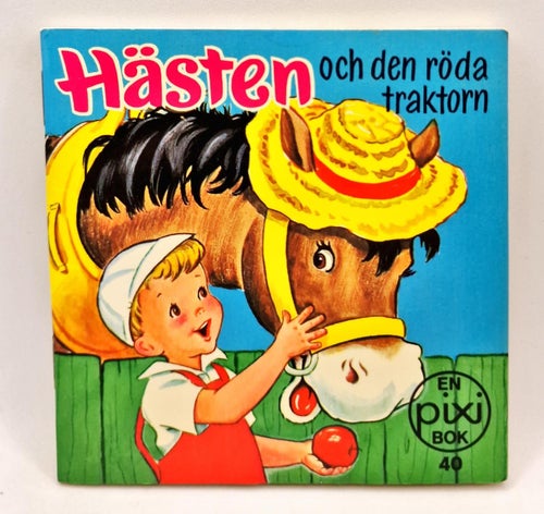 Hästen och den röda traktorn nr 40 pixi - Fri Frakt
