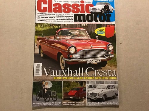 CLASSIC MOTOR NR 6 2018 SAAB 95,DKW,VAUXHALL,AMC MARLINS,BSA,YAMAHA FSI S TYP.